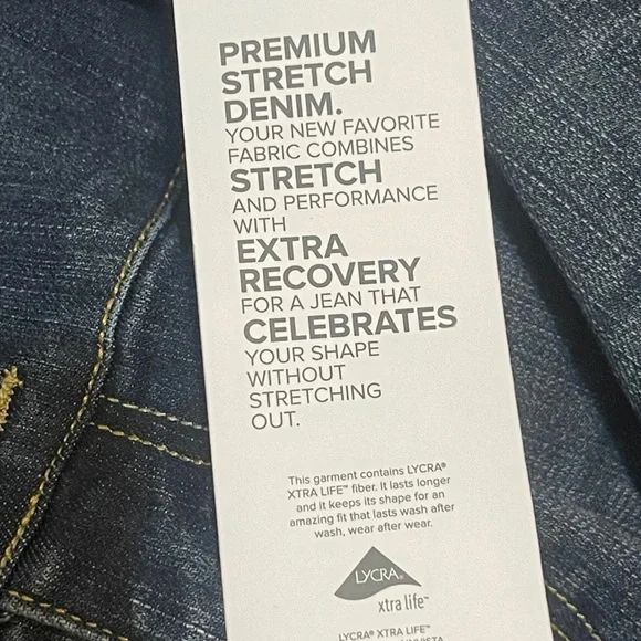 Torrid Premium Women Blue Denim Flat Front Distressed Raw Hem Capri Pants 26 NEW - Picture 6 of 12